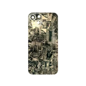 MAHOOT Collage of Skyscraper Cover Sticker for Apple iPhone 13