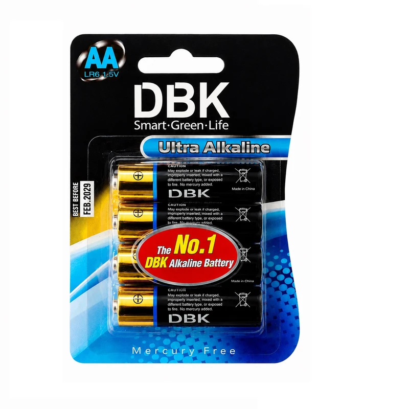 باتری قلمی دی بی کی مدل DBK ULTRA ALKALINE AA بسته 4 عددی