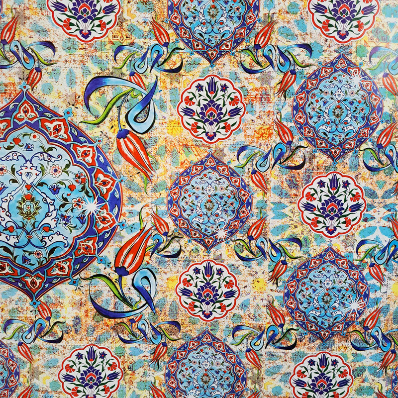 کاغذ کادو مدل سنتی و کاشی بسته 3 عددی