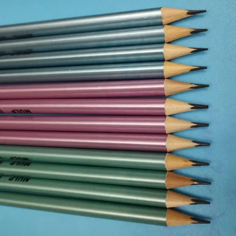 مداد مشکی مدل سه گوش طرح پاک کن دار بسته 12 عددی