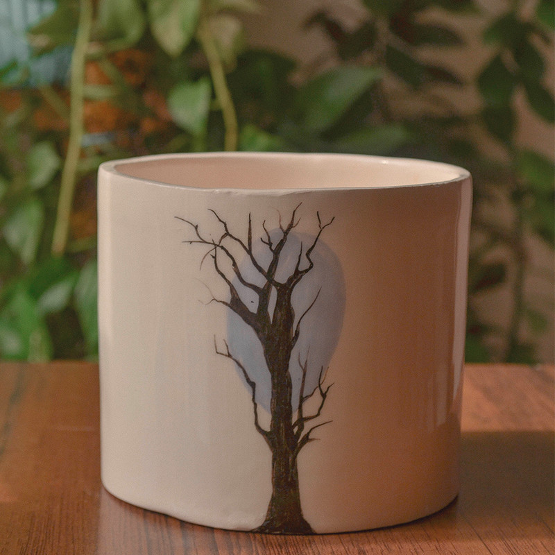 گلدان مدل سرامیکی طرح درخت گلدان مدل سرامیکی طرح درخت