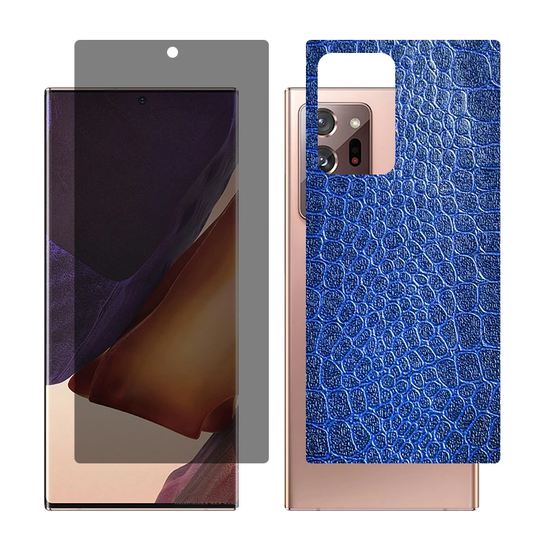 محافظ صفحه نمایش حریم شخصی گلس مدل Together مناسب برای گوشی موبایل سامسونگ Galaxy Note20 Ultra 5G به همراه برچسب پوششی