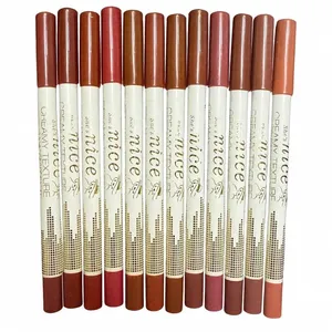 رژ لب مدادی مات شیز نایس مدل creamy texture مجموعه 12 عددی