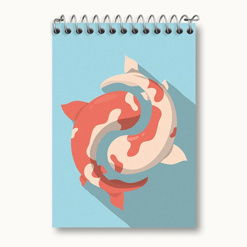 دفتر یادداشت 50 برگ خندالو مدل ماهی کد N1284