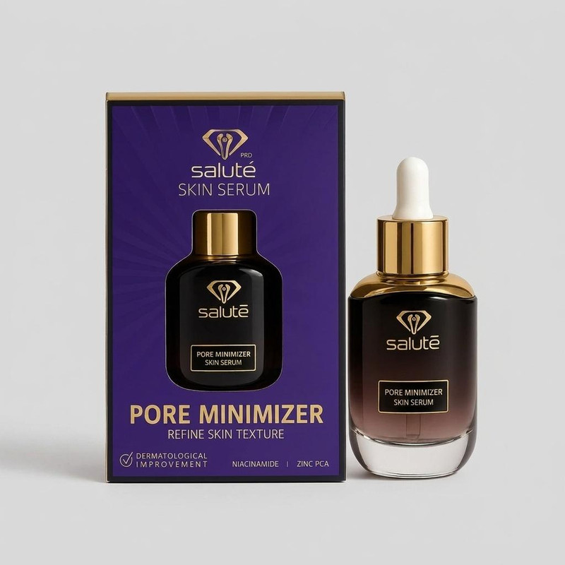 سرم کاهنده منافذ پوست سالوته پرو مدل PORE MINIMIZER سالوته مناسب برای انوع پوست حجم 30میلی لیتر