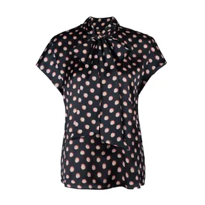 بلوز آستین کوتاه زنانه گردیه مدل مجلسی کد 20297 