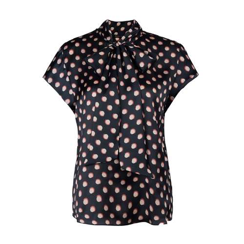 بلوز آستین کوتاه زنانه گردیه مدل مجلسی کد 20297 