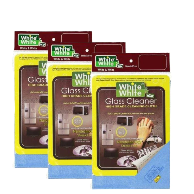 دستمال نظافت وایت اند وایت مدل Gold label بسته 3 عددی