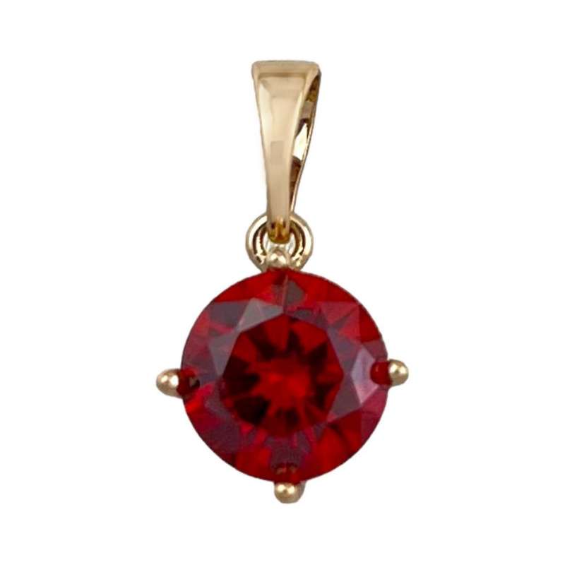 آویز گردنبند زنانه ژوپینگ مدل یاقوت کد N4559