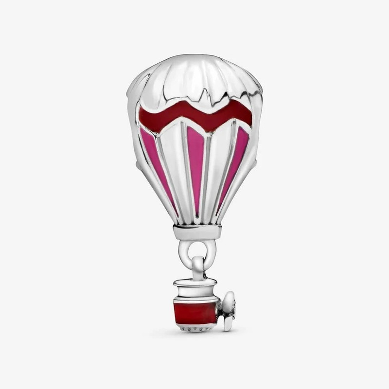 آویز گردنبند نقره زنانه پاندورا مدل Red Hot Air Balloon