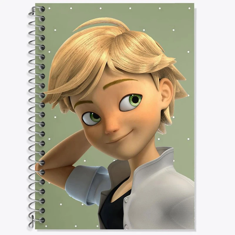 دفتر زبان 50 برگ خندالو مدل سه خط طرح پسر گربه ای کد 3449