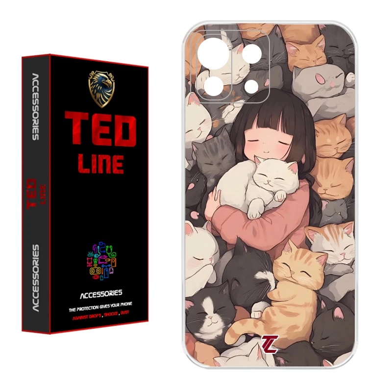 کاور تدلاین طرح گربه کد 1171 مناسب برای گوشی موبایل شیائومی Mi 11 Lite