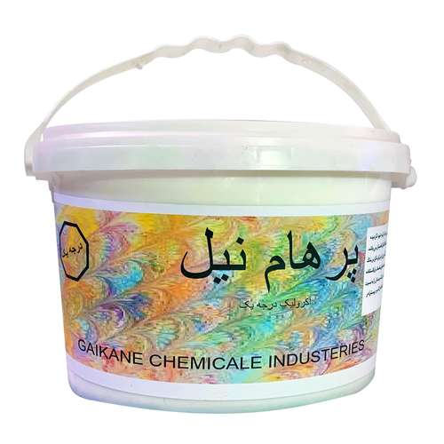 رنگ اکریلیک پرهام نیل کد P1001 حجم 4 لیتر