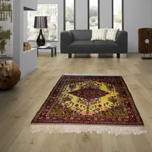 فرش دستباف سه متری مدل دورو طرح جنگل مدل HA23