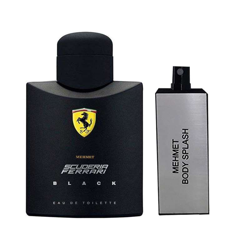 ست ادو پرفیوم مردانه مهمت مدل Ferrari Scuderia Black حجم 125 میلی لیتر