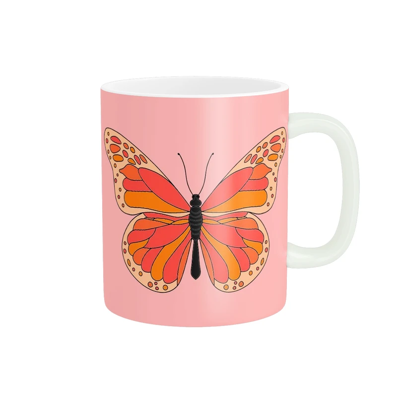 ماگ پاد آفرین طرح پروانه کد 1821