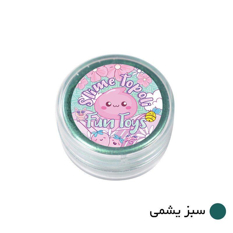پودر رنگ اسلایم تپلی مدل Jade