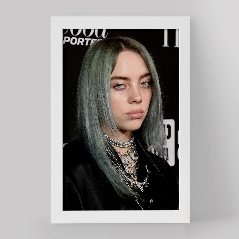 تابلو خندالو مدل بیلی آیلیش Billie Eilish کد 19184
