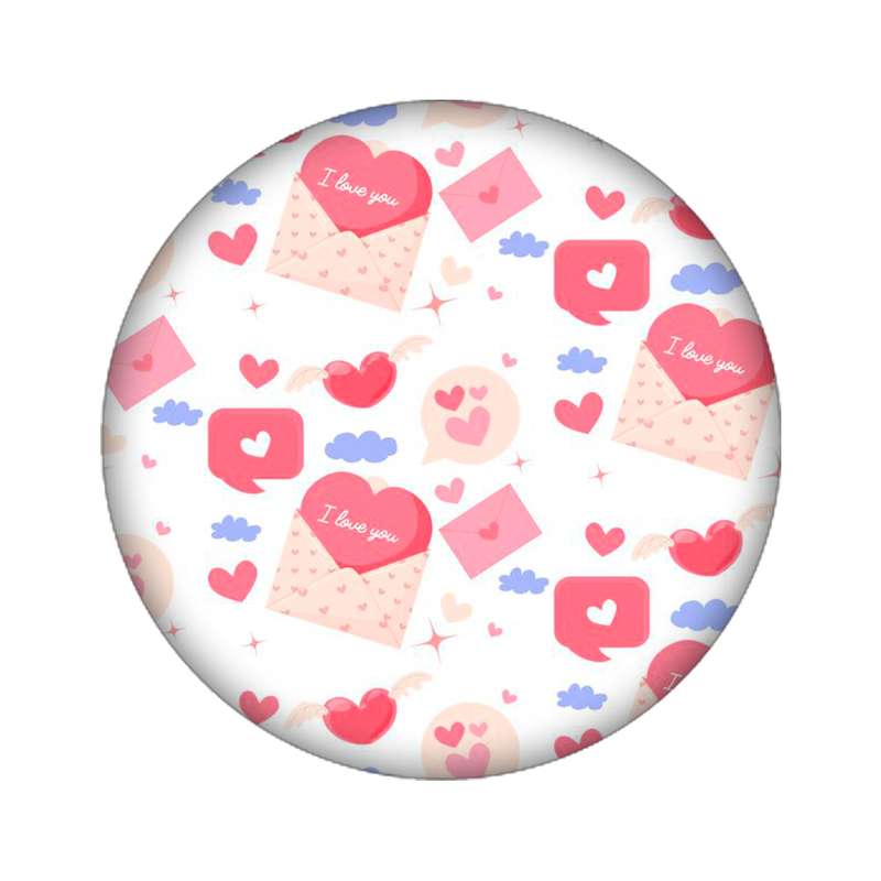 استیکر تزئینی موبایل و تبلت مدل Love کد 3083