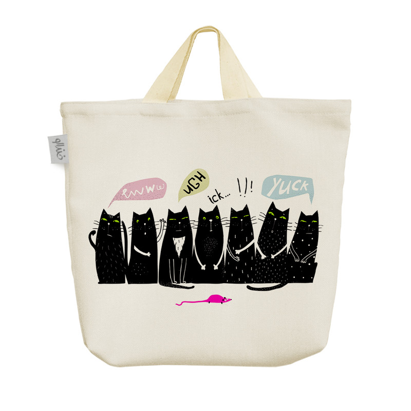 ساک خرید خندالو مدل گربه کد 1841