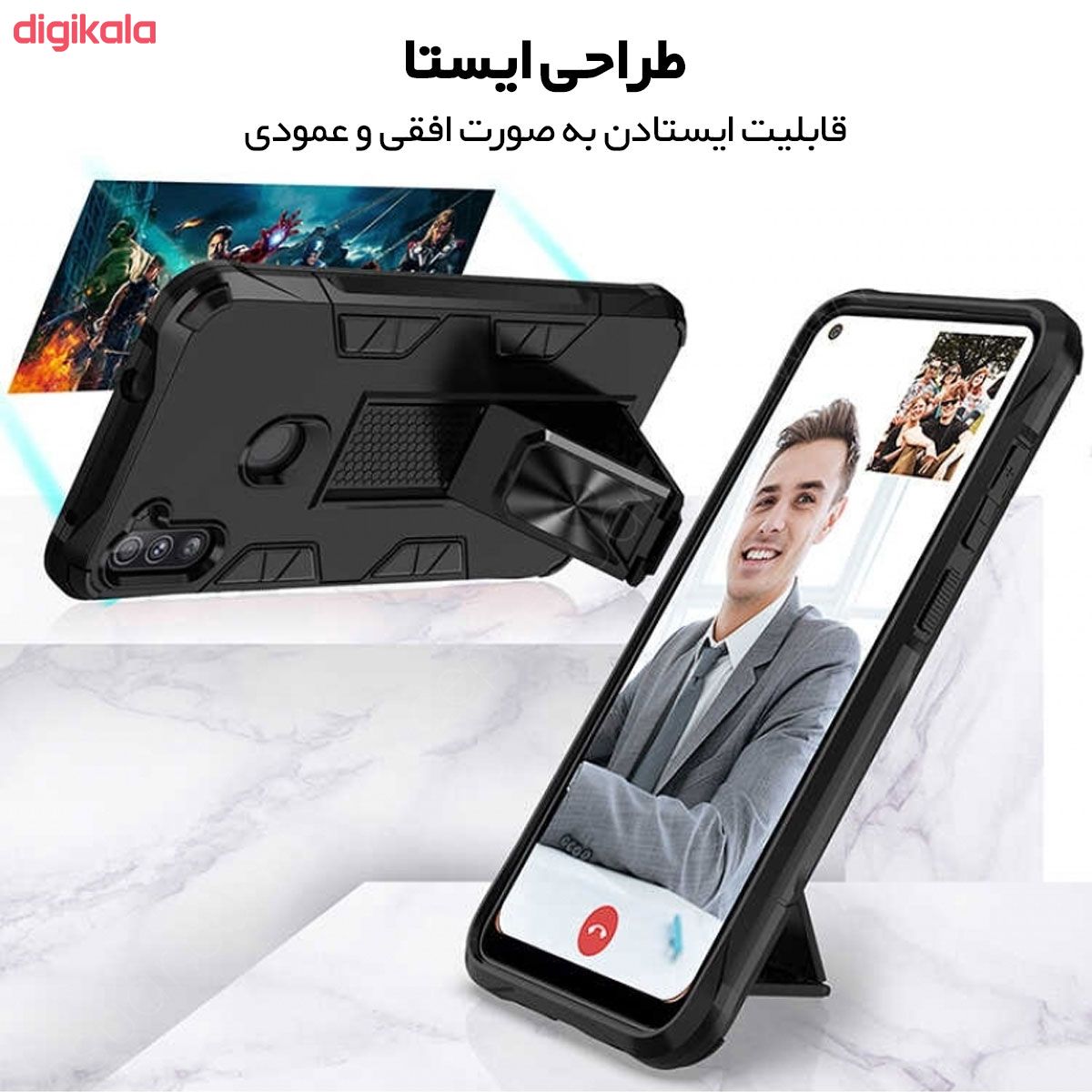 کاور لوکسار مدل Defence90s مناسب برای گوشی موبایل سامسونگ Galaxy A11 main 1 3