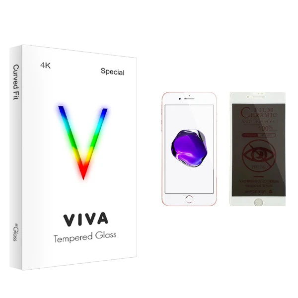 محافظ صفحه نمایش حریم شخصی ویوا مدل 4K مناسب برای گوشی موبایل اپل iPhone 8 Plus