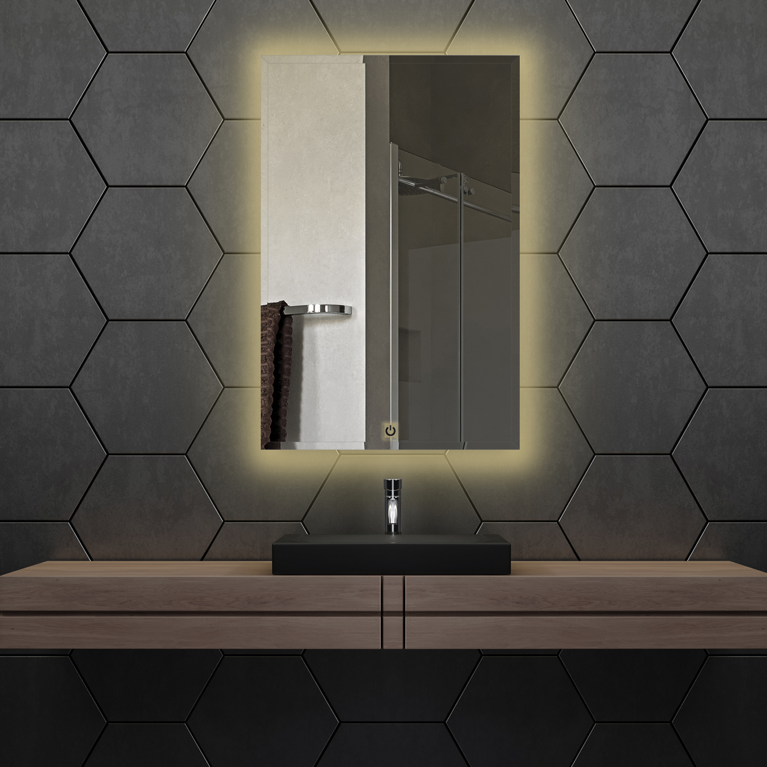 آینه لمسی دلفین مدل Touch-T-7050