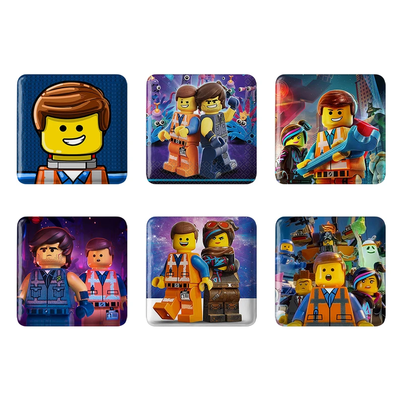 مگنت خندالو مدل انیمیشن LEGO کد 236A مجموعه 6 عددی