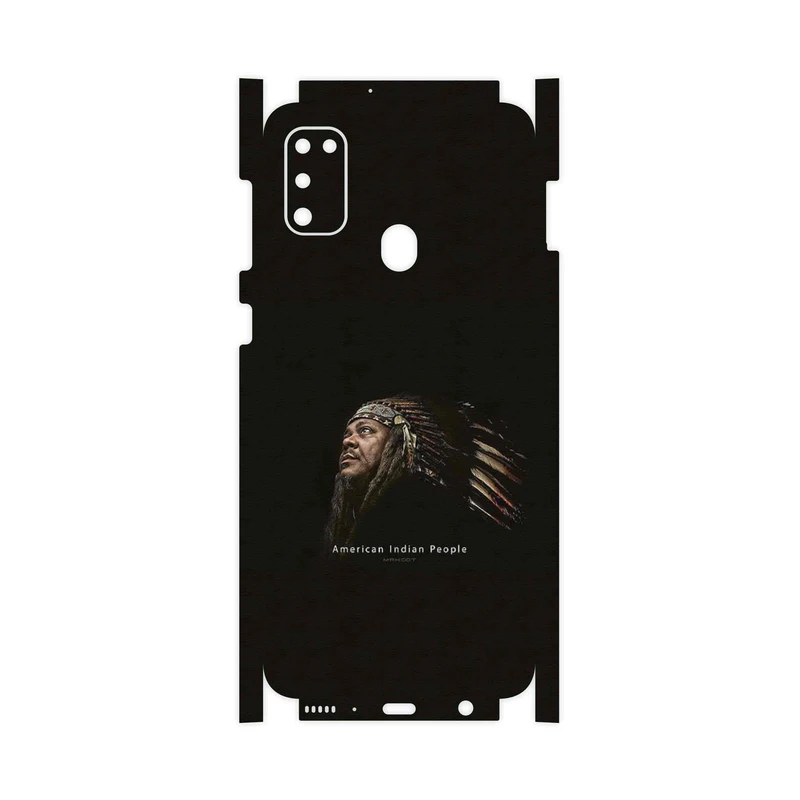 برچسب پوششی ماهوت مدل Portrait of an Indian Man-FullSkin مناسب برای گوشی موبایل سامسونگ Galaxy M30s