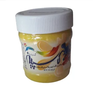 مادر رنگ نیم پلاستیک زرد کاسپین کد p300 حجم250 میلی لیتر
