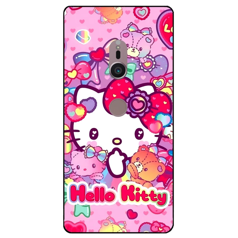 کاور مگافون طرح کیتی مدل 8219 مناسب برای گوشی موبایل سونی Xperia XZ2