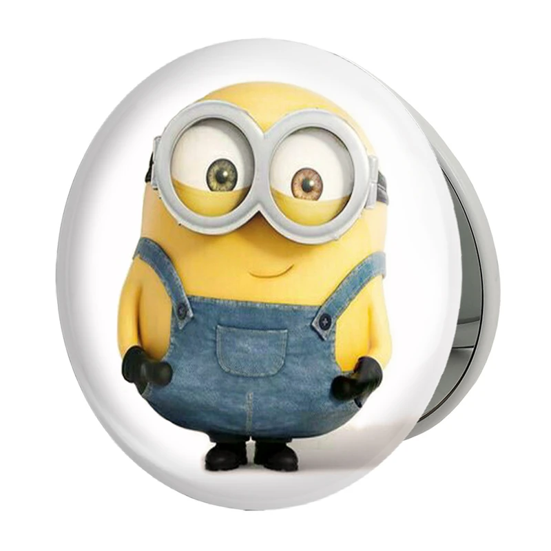 آینه جیبی خندالو طرح مینیون Minion مدل تاشو کد 5910 