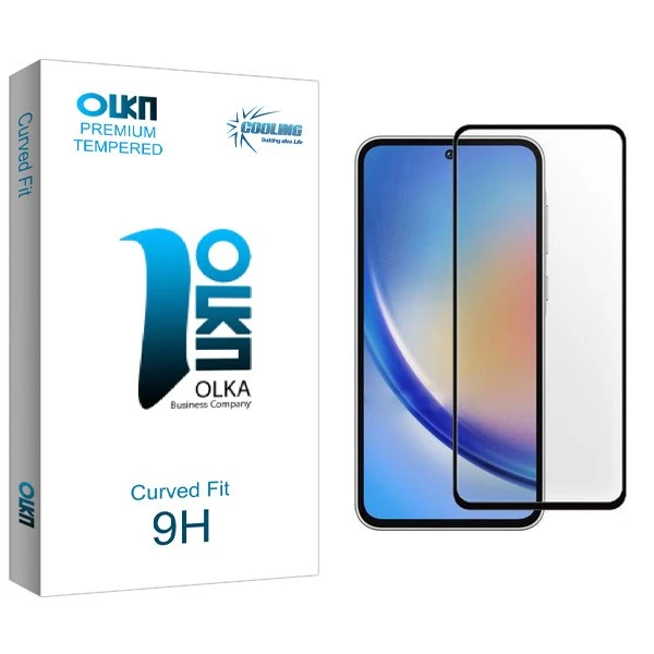 محافظ صفحه نمایش شیشه ای کولینگ مدل Olka مناسب برای گوشی موبایل سامسونگ Galaxy A55