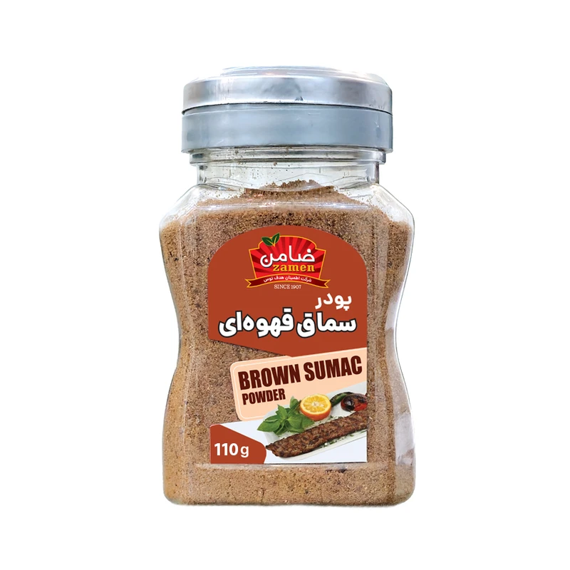 پودر سماق قهوه ای ضامن - 110 گرم 