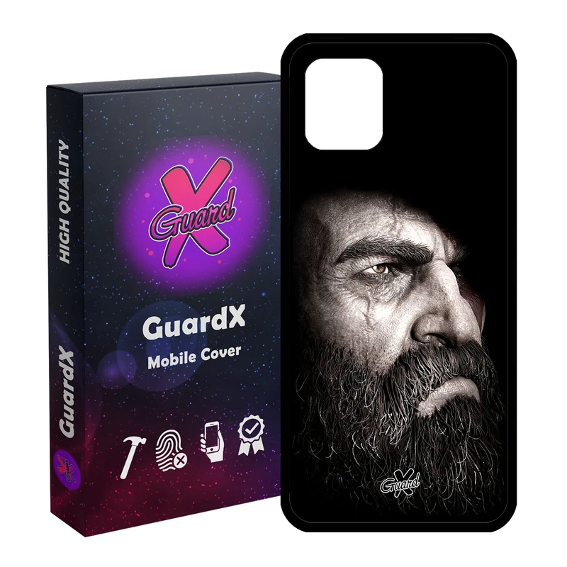 کاور گارد ایکس طرح God of War مدل Glass10100 مناسب برای گوشی موبایل سامسونگ Galaxy Note 10 Lite