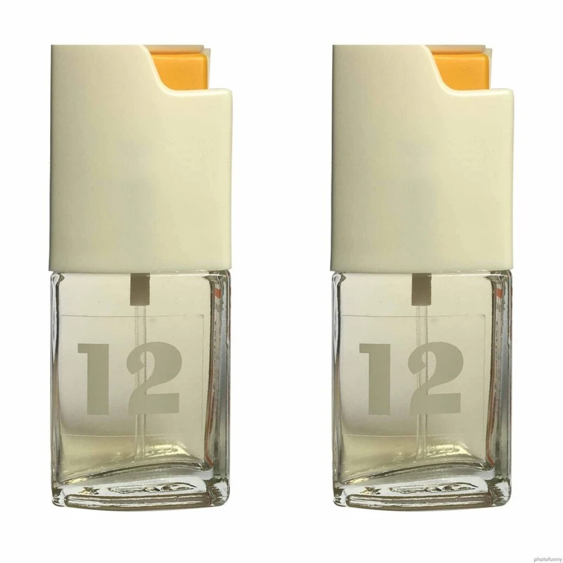 عطر جیبی زنانه بیک شماره 12 حجم 7.5 میلی لیتر بسته دو عددی 
