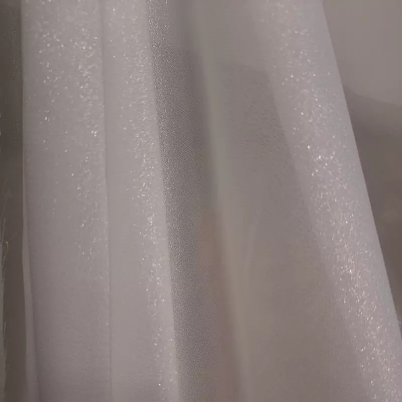 پرده مدل حریر شاین کد 12 سایز 1200x275 سانتی متر