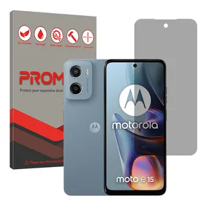 Promate Resistant model privacy screen protector suitable for Motorola Moto E15 Mobile phone 