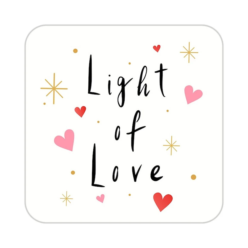 زیر لیوانی کاکتی طرح عاشقانه مدل mp40789