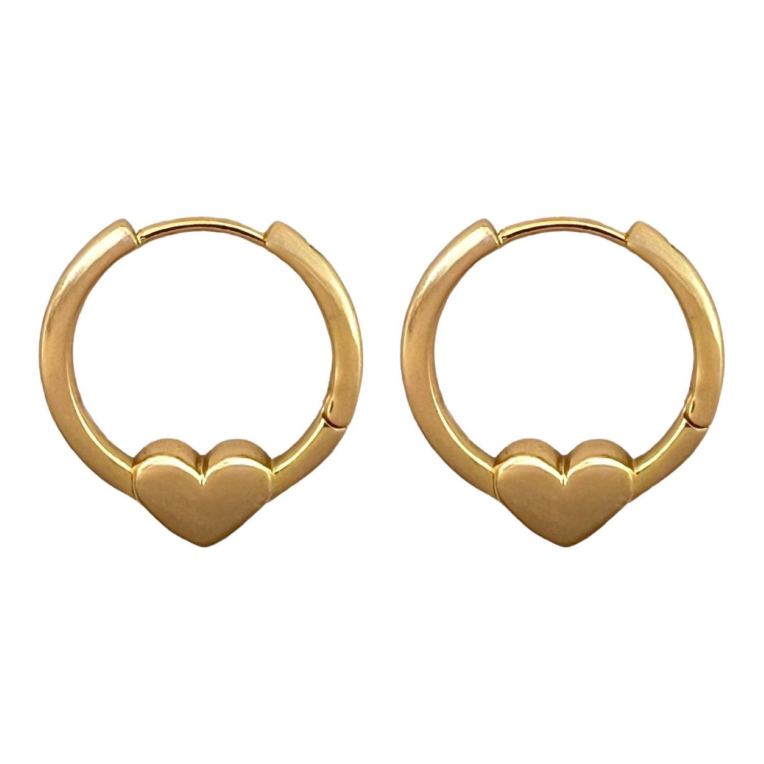 گوشواره زنانه ژوپینگ مدل قلب کد E4917 -  - 1