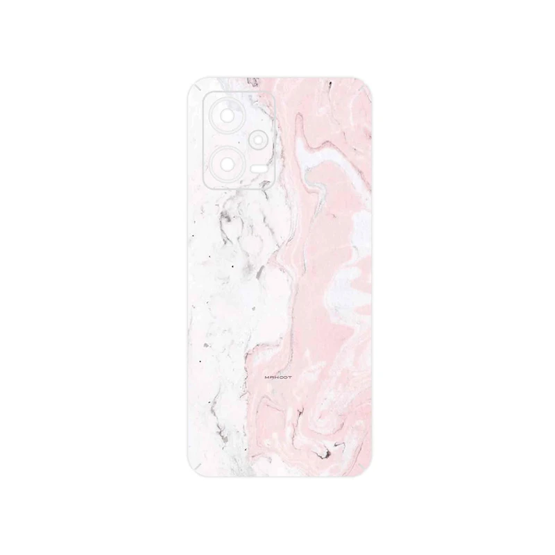 برچسب پوششی ماهوت مدل Blanco_Pink_Marble مناسب برای گوشی موبایل شیائومی Redmi Note 12 5G