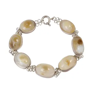 دستبند نقره زنانه بازرگانی میلادی کد DP_463