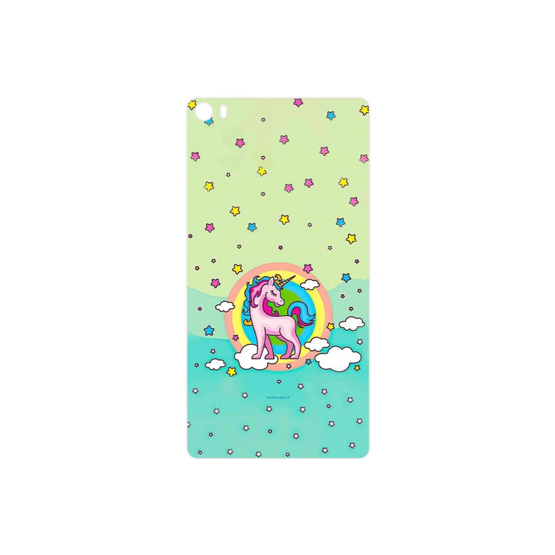 برچسب پوششی ماهوت مدل Rainbow unicorn adventure مناسب برای گوشی موبایل هوآوی P8 Max