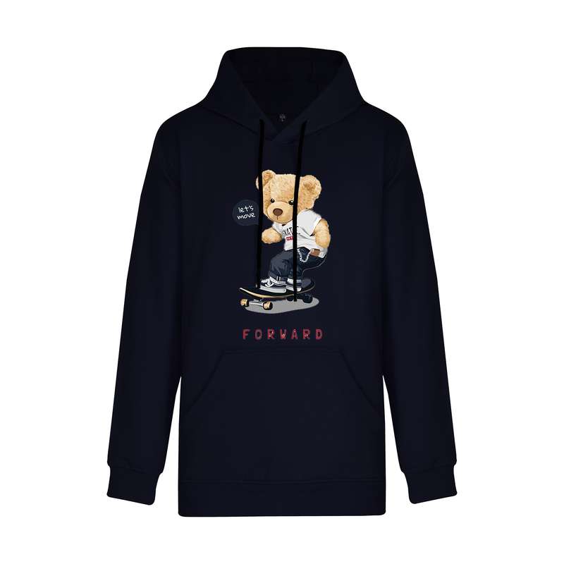 هودی زنانه مدل تدی 4 کد ART-2058-HN رنگ سرمه ای