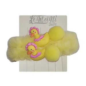 کش مو دخترانه مدل پولیش فانتزی کد 05 مجموعه 2 عددی