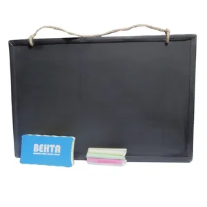 تخته سیاه مدل BL سایز 28 ×42 سانتی متر به همراه تخته پاک کن و گچ