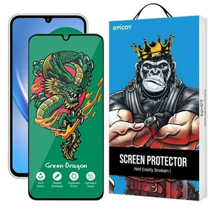 Epicoy Green Dragon ExplosionProof Glass Screen Protector For Samsung Galaxy A34 5G