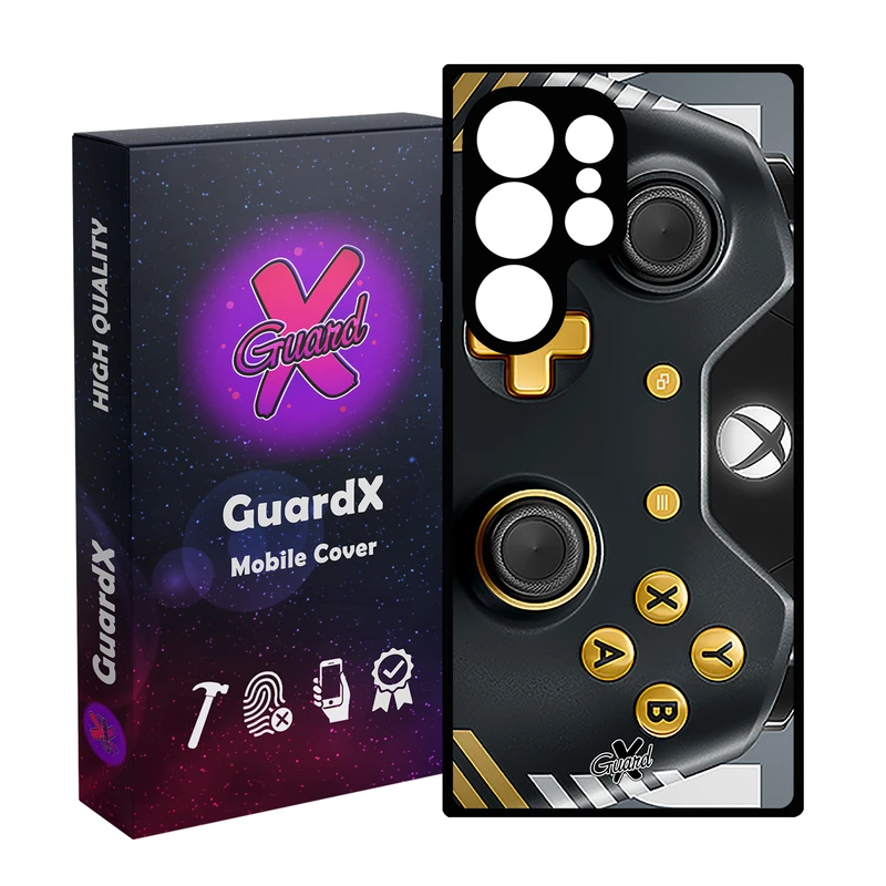 کاور گارد ایکس طرح XBox Conroller مدل 10090 مناسب برای گوشی موبایل سامسونگ Galaxy S25 Ultra