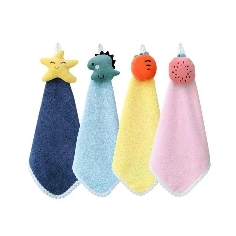 حوله دست و صورت مدل cute سایز 30x30 سانتی متر بسته 4 عددی