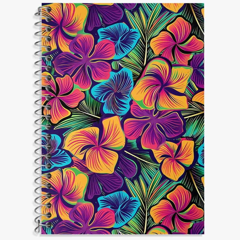 دفتر لغت 50 برگ خندالو طرح گل گلی کد N1457